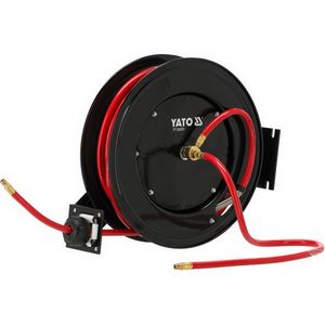 Pneumatic hose on reel, 20 meters x 9.5 mm