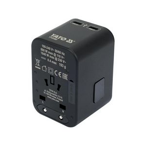 ADAPTER PODRÓŻNY UNIWERSALNY USB-C PD 65W