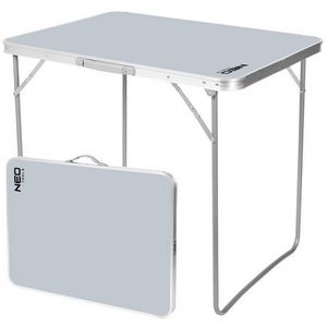 Camping table, foldable into a suitcase