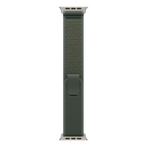 Apple 49mm Green Trail Loop - M/L - Natural Titanium Finish