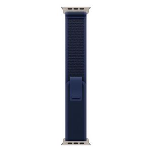 Apple 49mm Blue Trail Loop - S/M - Natural Titanium Finish