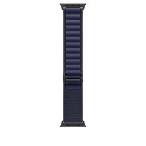 Apple 49mm Navy Alpine Loop - Large - Black Titanium Finish