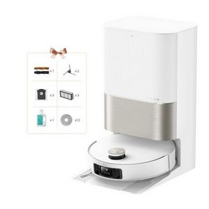 Dreame X50 Ultra 0.395 L Combi Black, Stainless steel, White