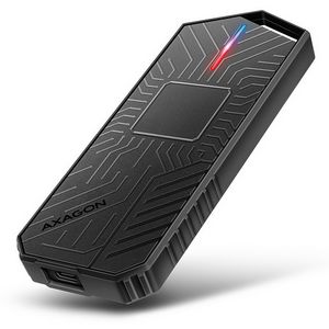 AXAGON EEM2-GAM, USB-C 10Gbps - NVMe & SATA SSD GAME M.2 box, without shortcuts