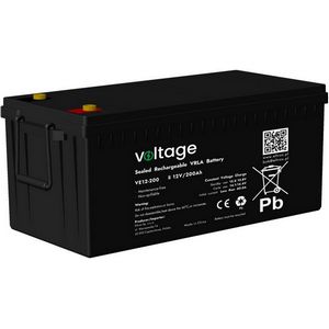 AGM Battery Voltage 12V 200Ah VE12-200 (6-9 years lifespan)