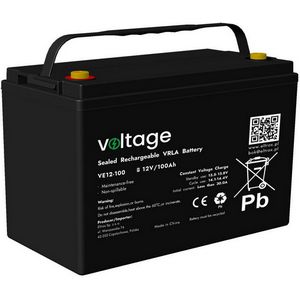 Battery AGM Voltage 12V 100Ah VE12-100 (Lifetime 6-9 years)
