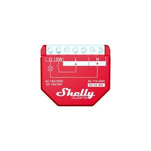 Shelly Qubino Wawe 1PM Smart switch Red