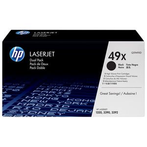HP 49X toner cartridge 2 pc(s) Original Black