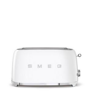 SMEG Toaster 2-slice 4-slot 50'Style White TSF02WHEU