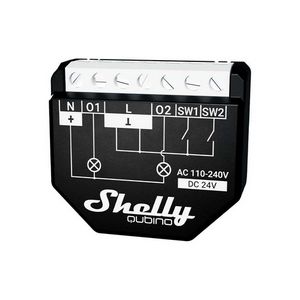 Shelly Qubino WAVE 2PM Smart switch Black