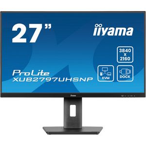 iiyama ProLite XUB2797UHSNP-B1 computer monitor 68.6 cm (27") 3840 x 2160 pixels 4K Ultra HD LED Black