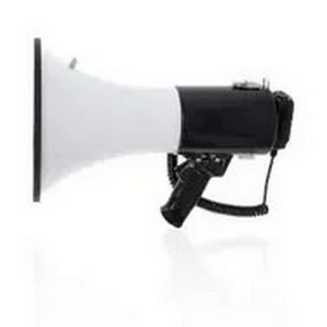 Megaphone Nedis 1500m Recording 120dB Black/White