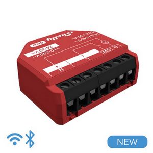 Shelly 1PM Gen3 Smart switch Red