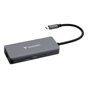 Verbatim USB-C Essentials Multiport Hub 6 ports: RJ45, HDMI, USB-C PD, 3 x USB-A 3.2 Gen 1