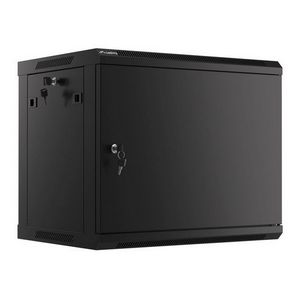 Lanberg WF01-6409-00B rack cabinet 9U Wall mounted rack Black
