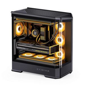 PC Case Jonsbo D400, Midi Tower, ATX, Glass