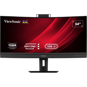 Viewsonic VG3457CV computer monitor 86.4 cm (34") 3440 x 1440 pixels UltraWide Quad HD LED Black
