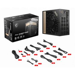 Napajanje MSI MEG AI1300P PCIE5 (1300W, 24-pin ATX) crno
