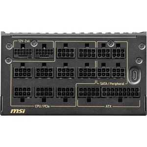MSI MEG Ai1600T 1600W PCIE5 80+ Titanium power supply (306-7ZPEX11-CE0)