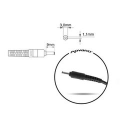 Punjač za Laptop MITSU 19V 2.37A (3.0x1.1) - Asus, Acer 45W (19V, 2.37A, 3.0x1.1, 45W)