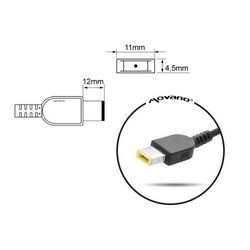 Punjač s prijenosom Mitsu 20V 4.5A (Prostokątny 11.0x4.5 pin - joga) - Lenovo