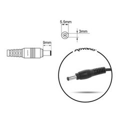 Punjač s prijenosom Mitsu 19V 3.16A (5,5x3.0 pin) - Samsung