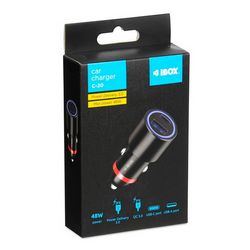 Auto punjač I-BOX C-20 (USB C+A, 48W)