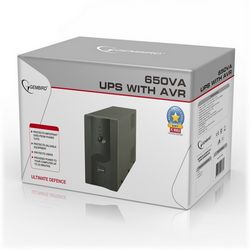 UPS uređaj GEMBIRD UPS-PC-652A (Line-Interactive, 0.65 kVA, 390 W, 3 utičnice)