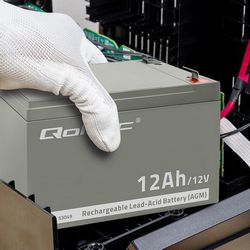 AGM baterija Qoltec 53049 (12V, 12Ah)