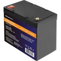 Qoltec 53704 LiFePO4 lithium iron phosphate battery | 12.8V | 50Ah | 640Wh | BMS