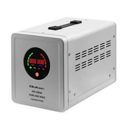 Neprekidno napajanje UPS QOLTEC 50716 Pure Sine Wave UPS (500VA, 350W) sivo