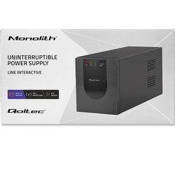 Neprekidno napajanje QOLTEC 53777 Line Interactive Monolith (2000VA, 1200W)