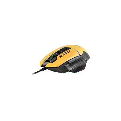 Igraći miš A4TECH BLOODY W95Max (USB, sportski, limeta)