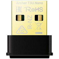 AC1300 Nano Dual Band Wi-Fi USB AdapterSPEED: 867 Mbps at 5 GHz + 400 Mbps at 2.4 GHzSPEC: USB 2.0FEATURE: MU-MIMO