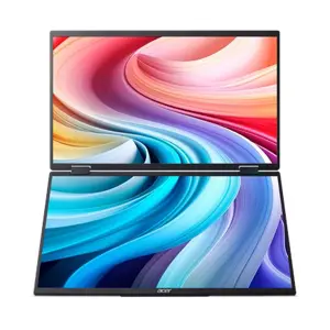 Acer PD163Qbmiuux computer monitor 39.6 cm (15.6") 1920 x 1080 pixels Double Full HD LED Grey