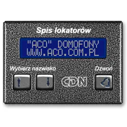 ACO CDN-230E GR Electronic Tenant Inventory graphite
