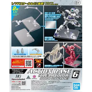 ACTION BASE 6 CLEAR COLOR [MIRROR STICKERS SET]