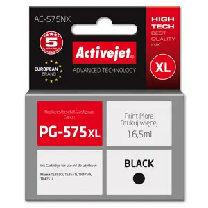 Activejet AC-575NX Ink for Canon printer, replacement Canon PG-575XL; Supreme; 16,5 ml; black