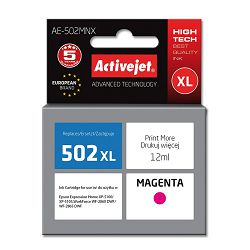 Tinta ACTIVEJET AE-502MNX (zamjena za Epson 502XL W34010, Supreme, 12 ml) magenta