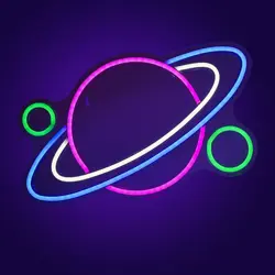 Neonska svjetiljka ACTIVEJET AJE-NEON PLANET LED