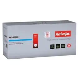 Activejet ATO-532CN toner (replacement for OKI 46490403; Supreme; 1500 pages; cyan)