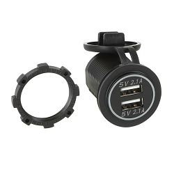 Adapter ACV USB Dual 12V/24V 5V 2.4