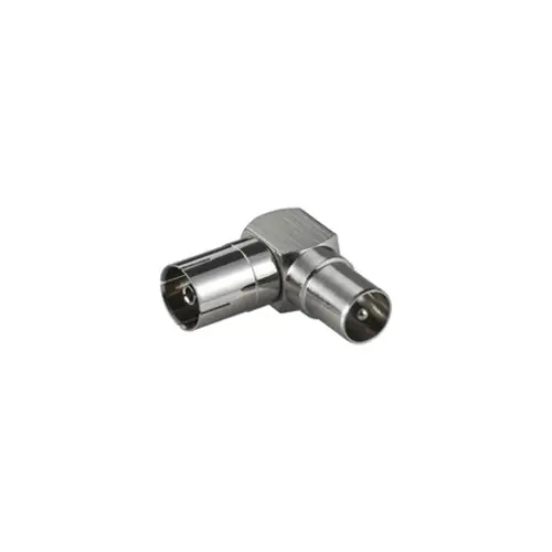 Adapter antenski GOOBAY, IEC (M) na antenski IEC (Ž), kutni, bulk
