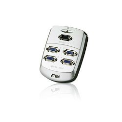 Video splitter ATEN 4 PORT W/EU ADP (W/O cable)
