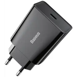 Adapter BASEUS Mini Quick Charger 20W, USB-C, Black, CCFS-SN01
