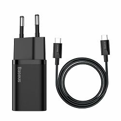 Adapter BASEUS TZCCSUP-L01, super charger + kabel Type-C na Type-C