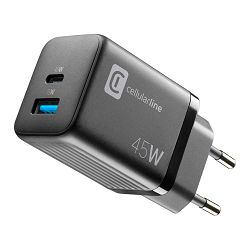 Adapter CELLULARLINE MULTIPOWER Micro 45W DUAL