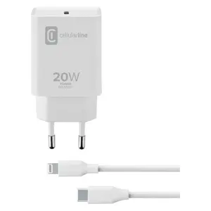 Adapter CELLULARLINE USB-C + kabel za iPhone - lightning USB-C 20W