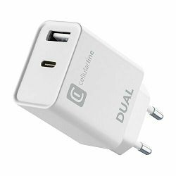 Adapter CELLULARLINE za iPhone DUAL 20W