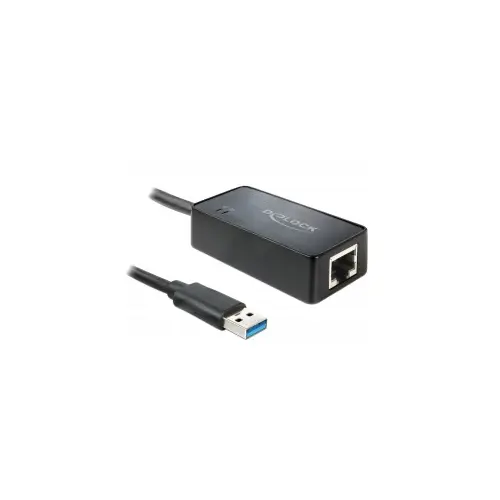Adapter DELOCK, USB 3.0 na Gigabit LAN, 10/100/1000 Mbps 62121